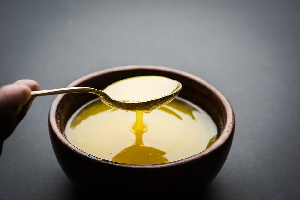 ghee label design and ghee packaging design in india - clarified butter